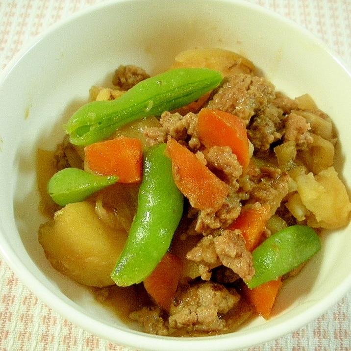ひき肉で!カンタン肉じゃが